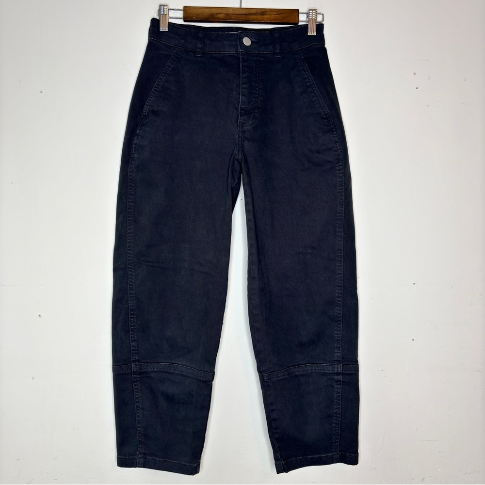 Everlane Black High-Rise Wide-Leg Jeans - Picture 2 of 12